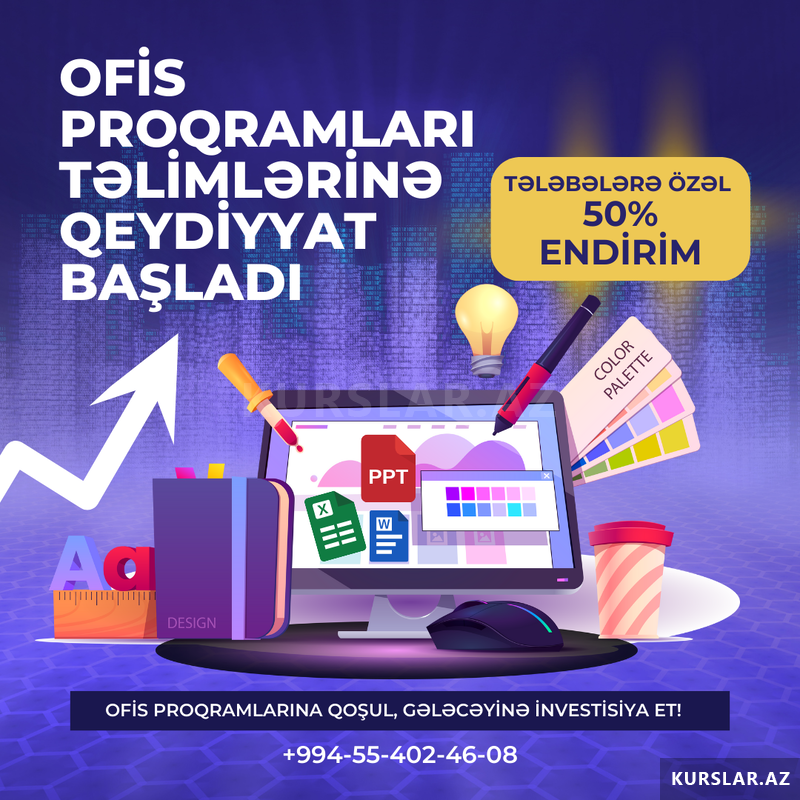 Excel, Word, PowerPoint dərsləri Excel, Word, PowerPoint dərsləri
