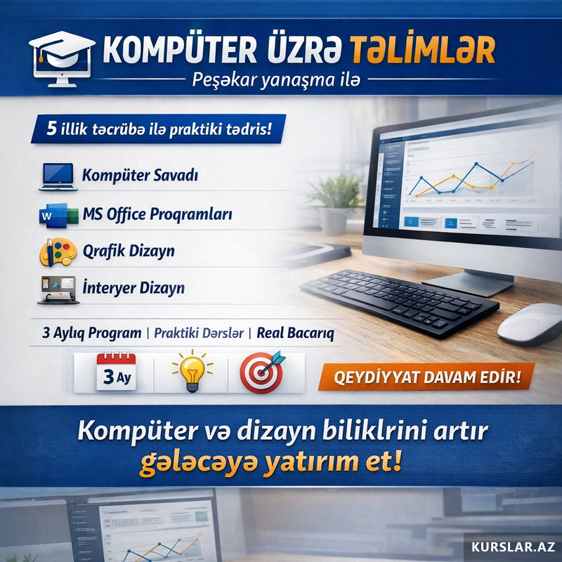 "Komputer və Dizayn dərsləri "Komputer və Dizayn dərsləri
