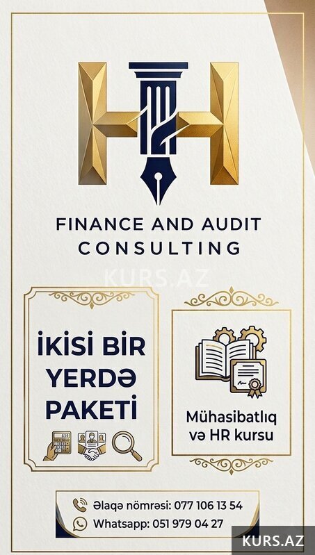 Mühasibatlıq və Hr kursu (Əyani və Onlayn) Mühasibatlıq və Hr kursu (Əyani və Onlayn)