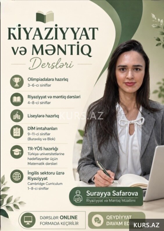 Riyaziyyat və məntiq müəllimi Riyaziyyat və məntiq müəllimi