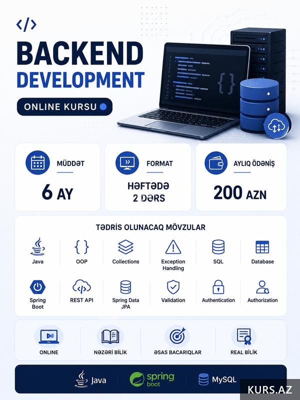 Backend Development Kursu Backend Development Kursu