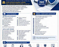 Iso 9001:2015 Keyfiyyət İdarəetmə Sistemi və Daxili Auditor