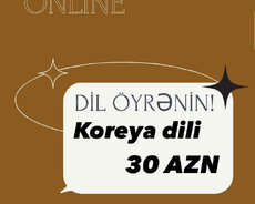 Koreya dili dərsləri