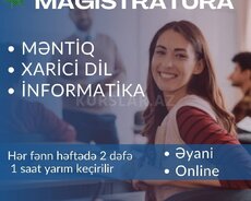 Magistiraturaya Hazırlıq