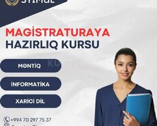 Magistiraturaya hazırlıq kursları