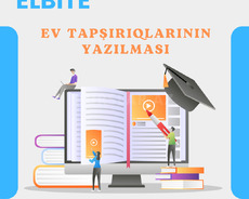 Ev tapşırıqlarının yazılması