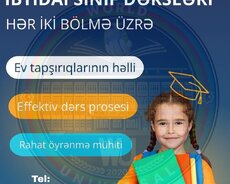 Məktəbəqədər və İbtidai sinif hazırlığı