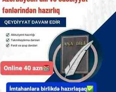 Azərbaycan dili və ədəbiyyatı hazırlığı