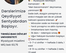 Online riyaziyyat hazırlığı