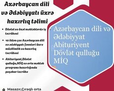 Azərbaycan dili və ədəbiyyat fənləri üzrə peşəkar hazırlıq